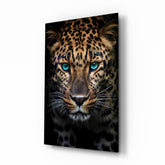 Leopard Glass Wall Art.